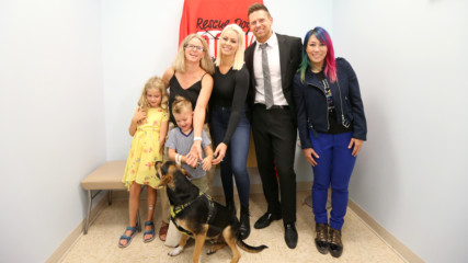 The Miz, Maryse and Asuka meet dogs from Rescue Dogs Rocks