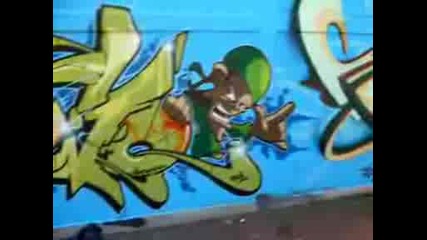 Graffiti - Meeting Of Styles Mexico with Can2 and Yama