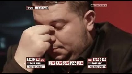 Tom Dwan (durrrr) $400k 7 - 2 bluff Full Tilt Durrrr Million Dollar Challenge 