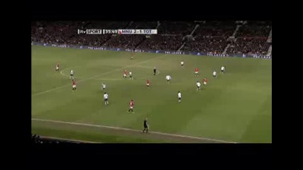 Голове на Berbatov за Manchester United в Premiereship през първият му сезон