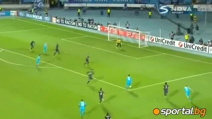 Зенит унищожиха Шампиона на Лига Европа Порто с 3:1
