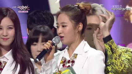 140314 Today's Winner - Snsd @ Music Bank