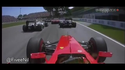 F1 Гран при на Канада 2012 - старта на Massa [hd][onboard][fom]
