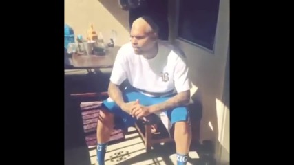 Chris Brown Ice Bucket Challenge