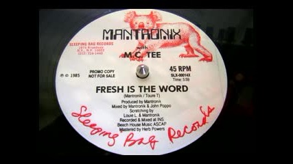Mantronix & MC Tee  - Fresh Is The Word 12