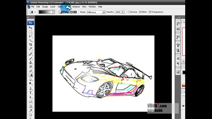 Нарисувана кола с Photoshop Cs3 *hq* 