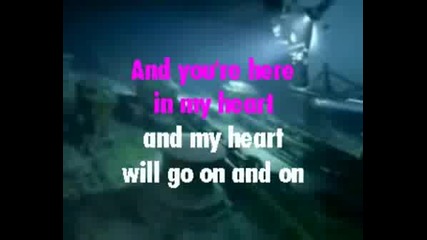 Celine Dion - My Heart Will Go On - Karaoke