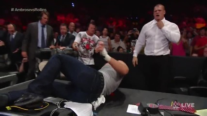 Dean Ambrose vs. Seth Rollins - Wwe App Vote Match- Raw, Aug. 18, 2014