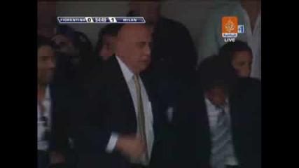 Fiorentina 0 - 1 Milan Kaka 55 min.