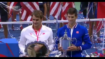 Novak Djokovic vs Roger Federer - Final Ceremony - Us Open 2015 Final