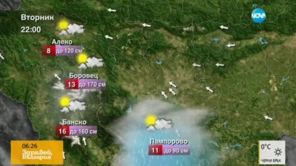 Прогноза за времето (21.03.2017 - сутрешна)