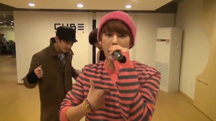 Btob singing Beautiful Night (beast)