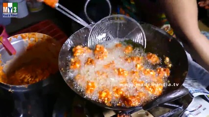 Бърза Храна на улицата в Мумбай - China Bhel 