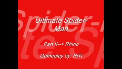 Ultimate Spider-man Rhino Boss Fight [gameplay]