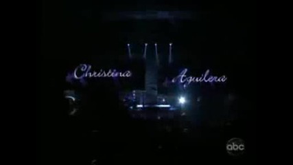 Christina Aguilera - American Music Awards Of 2008 - Full Performance+Interview