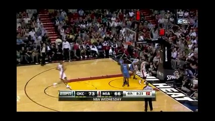 Oklahoma City Thunder @ Miami Heat 96 - 85 [highlights] - 16.03.2011