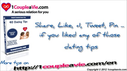40 Simple Dating Tips/advice for Online and Offline (1coupleavie.com)