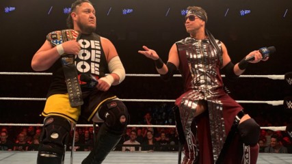 The Miz challenges Samoa Joe in German