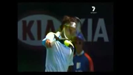 Roger Federer - Backhand shot (slow Motion)