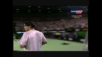 Australian Open 2006 : Федерер - Бахдатис | последни точки
