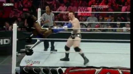 Sheamus Super Brogue Kick To Kofi Kingston