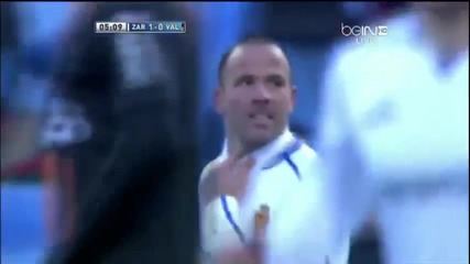Real Zaragoza vs Valencia 2-2