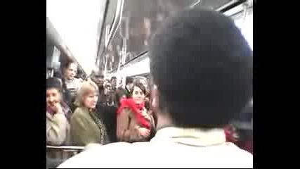Amazing beatbox in the train