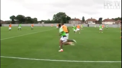 Liverpool training in season 2013-14
