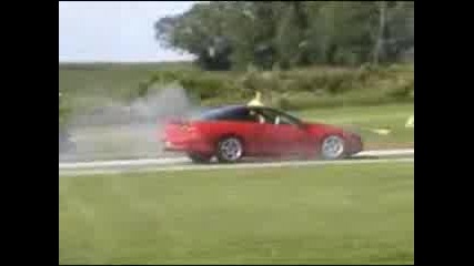 Turbo Camaro Burnouts