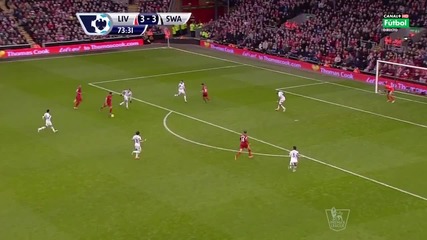 (2014) Ливърпул - Суонси (4-3) Втори гол на Хендерсън