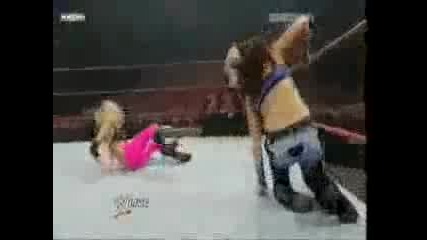 Wwe - Kelly Kelly, Candice And Mickie James vs Jillian,Layla and Katie Lea!