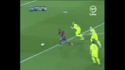 Барселона 4:0 Лион Самуел Етоо