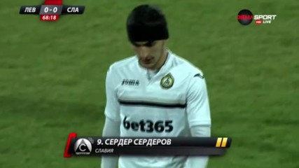 Сердер Сердеров си изкара червен картон