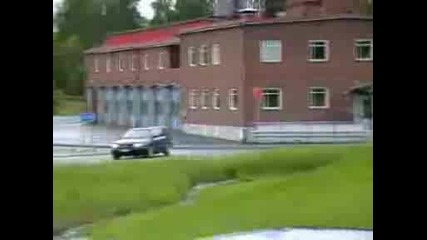 Audi Drifting On Street