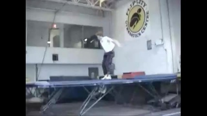 Trampoline Stunt 