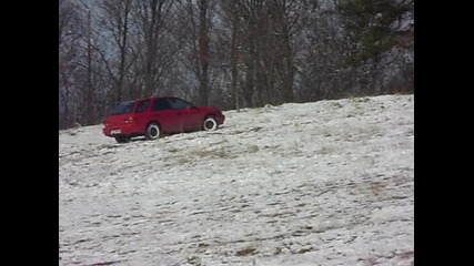 Subaru Impreza Ej20 snow-test