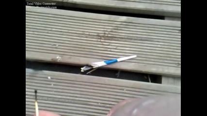 Спичка - ракета - ракета от кибритени клечки