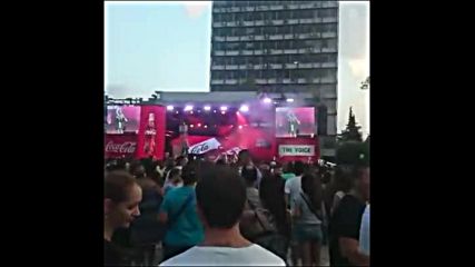 Coca cola the voice happy energy tour Plovdiv 2016