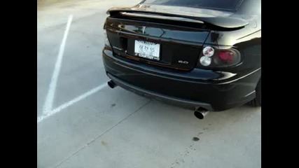 pontiac gto burnout