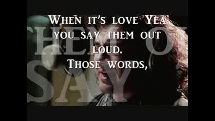 Chris Medina - What Are Words (lyrics)