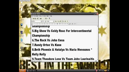 Wrestlemania 28 maches