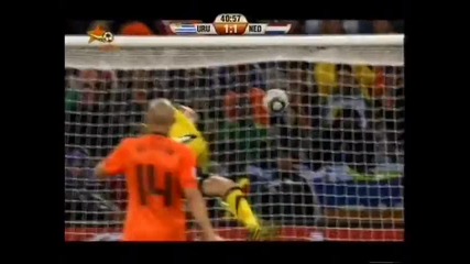 World cup Уругвай - Холандия 1:1 - Гол на Форлан 