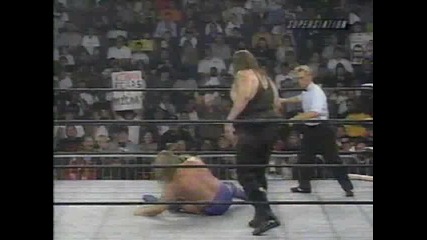 wcw Jim Duggan vs Road Block 