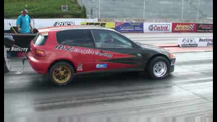 Fast Honda at Rockingham Dragway