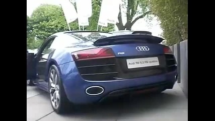 Audi R8 5.2 Fsi V10 - Рев :)