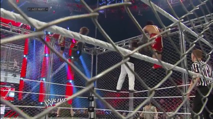 The Usos vs. Bray Wyatt & Daniel Bryan - Tag Team Cage Match_ Raw, Jan. 13, 2014