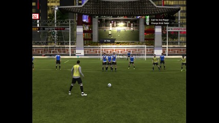 Fifa 2012 - My Gameplay (free kick) #7