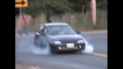 Honda Civic Turbo Burnout