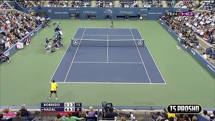 Nadal vs Robredo - Us Open 2013!