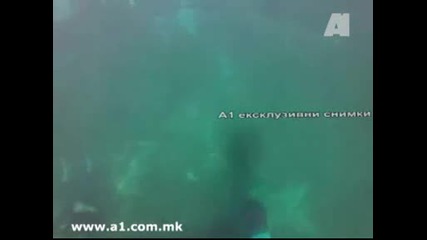Потъналият кораб в Охридското езеро - нецензурирано видео ( + 18 )